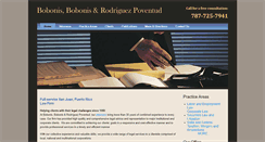 Desktop Screenshot of bobonislawfirm.com